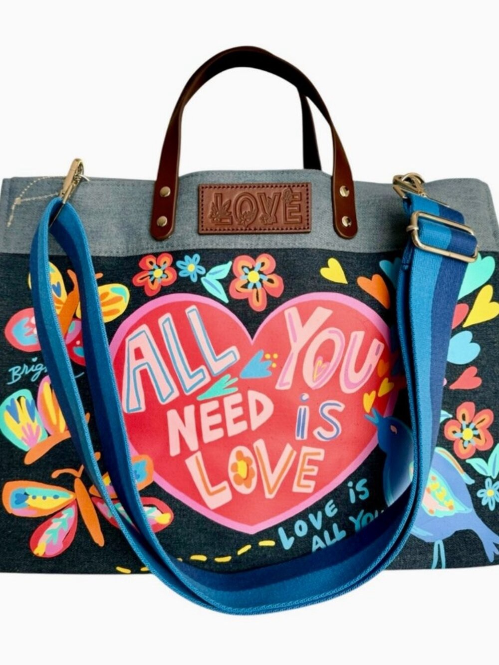 Brighton đź’— All You Need East West Denim Tote - H10088 - Picture 9 of 10